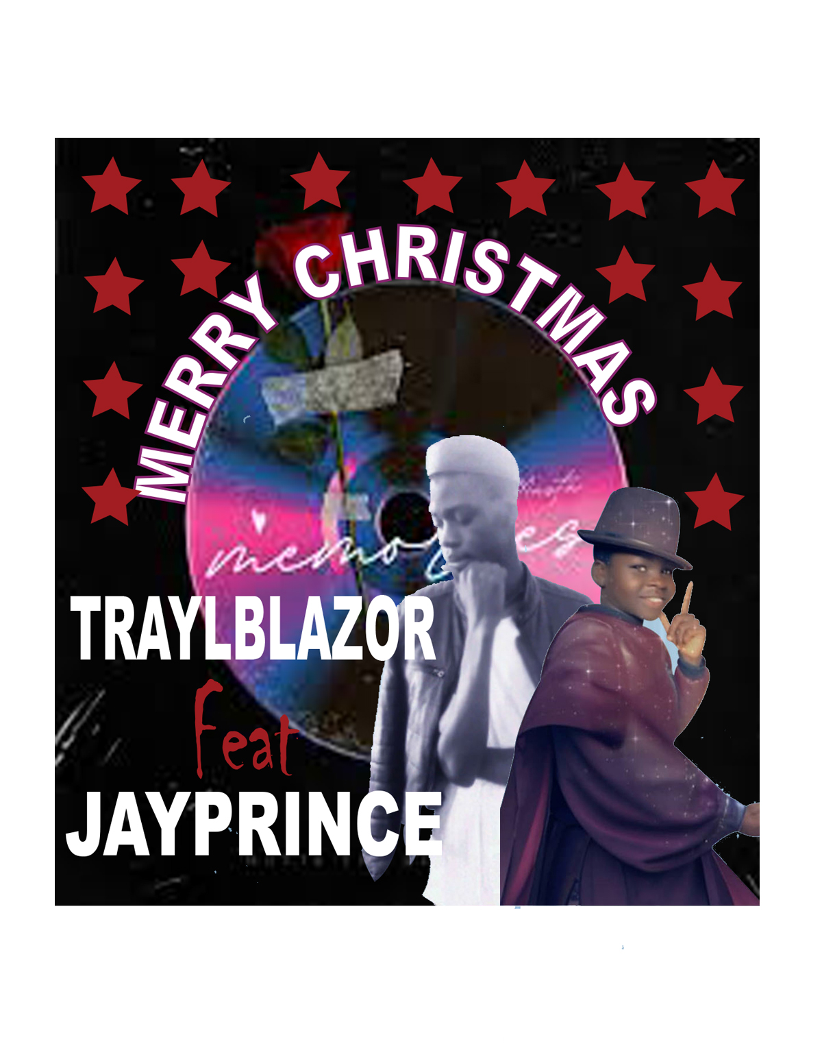 Merry Christmas By Traylblazor Feat Jayprince Cover Art Final (Gospelkingz.com)